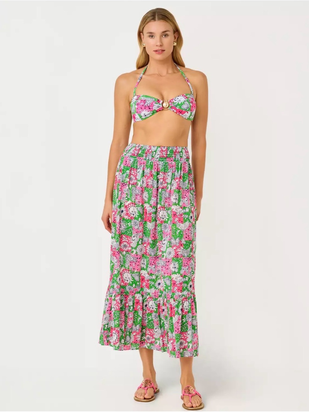 Lilly Pulitzer Enzo cover up/  Maxi Skirt